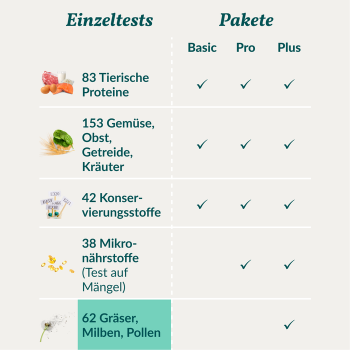 vetevo Allergietest - Gräser, Milben & Co. Katze
