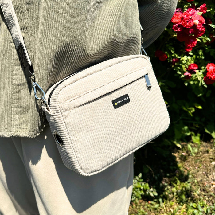 Gassitasche · Cord · Creme Deluxe