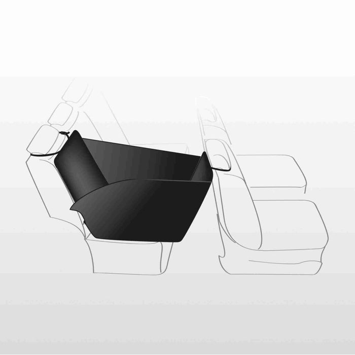 Auto-Schondecke, schmal, mit hohen Seitenteilen, schwarz/beige