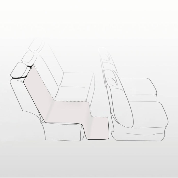 Auto-Schondecke, teilbar, beige