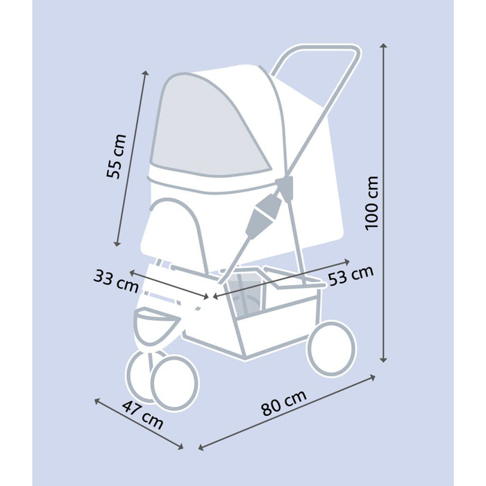 Buggy, 4,6 kg, schwarz