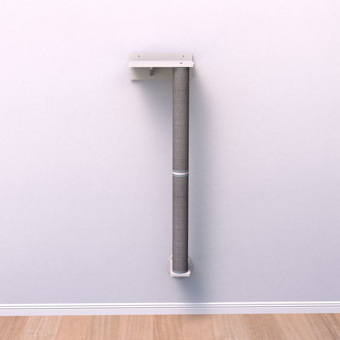 Wand-Set 1, Stamm mit Wandhaltern, weiß/grau