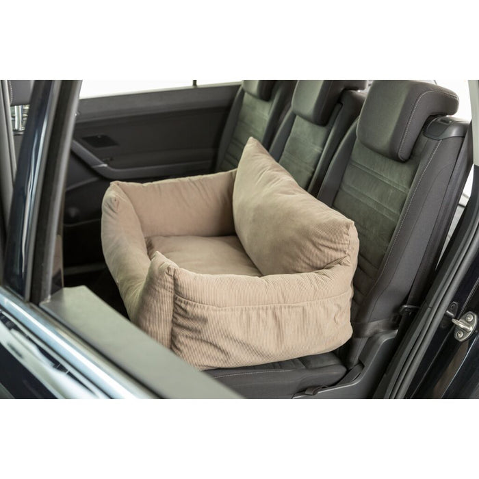 Autositz, doppelt, taupe