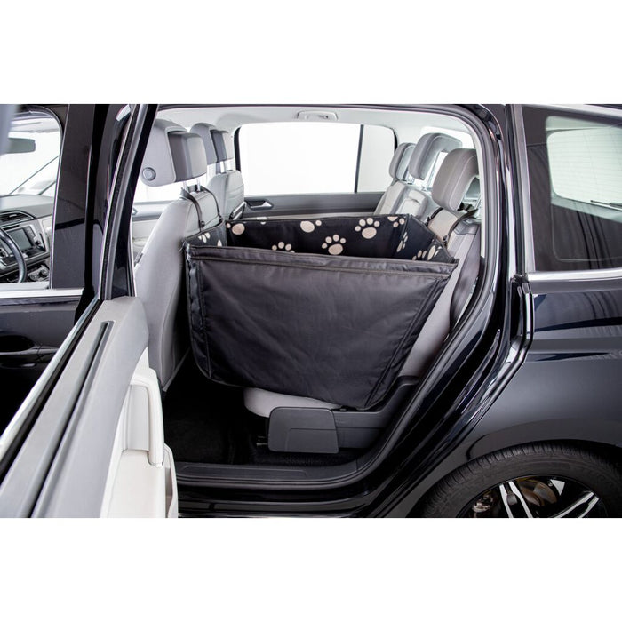 Auto-Schondecke, schmal, mit hohen Seitenteilen, schwarz/beige