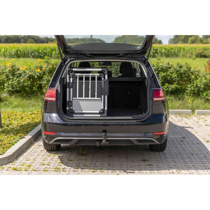 Transportbox, Aluminium, hellgrau/silber