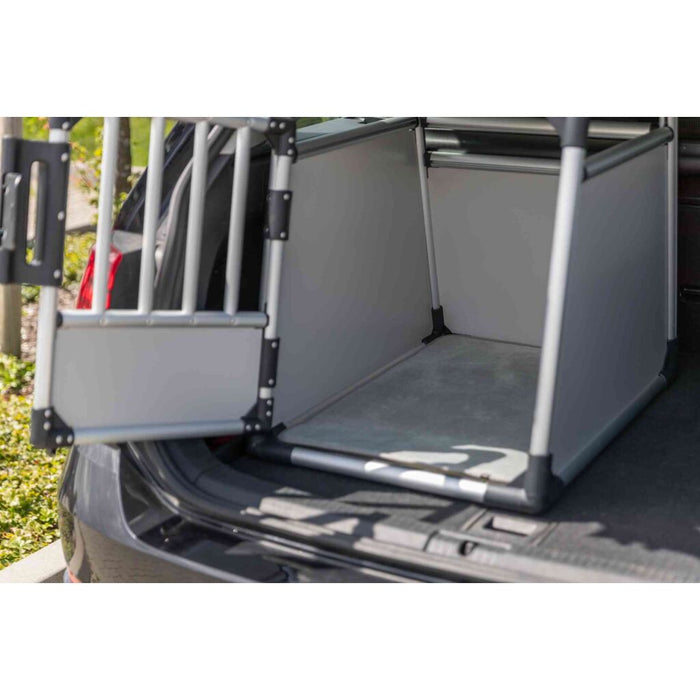 Transportbox, Aluminium, hellgrau/silber