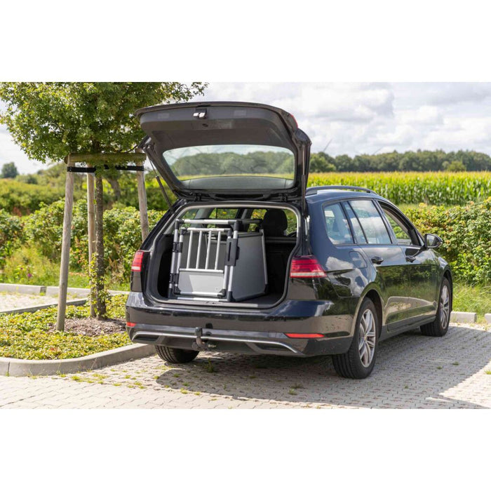 Transportbox, Aluminium, hellgrau/silber