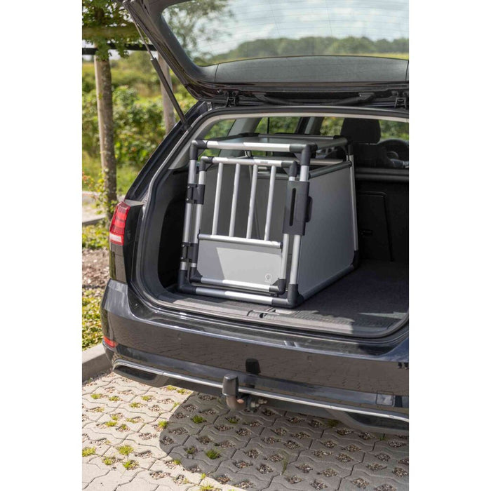 Transportbox, Aluminium, hellgrau/silber