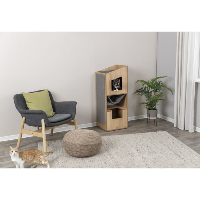 Cat Tower CityStyle, braun/grau