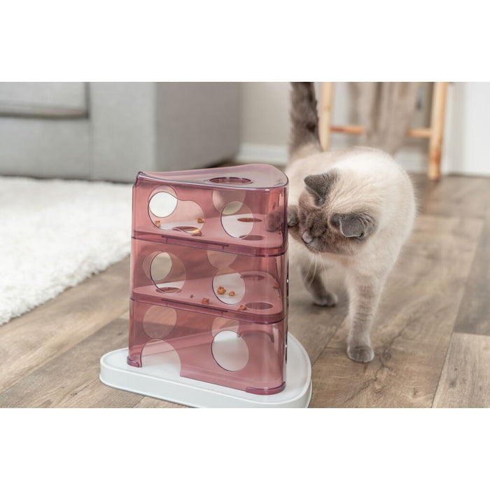 Cat Activity Cheese Tower, Kunststoff