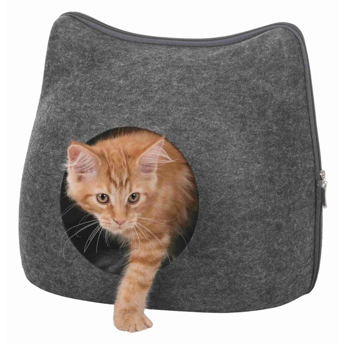 Höhle Cat, Filz, anthrazit