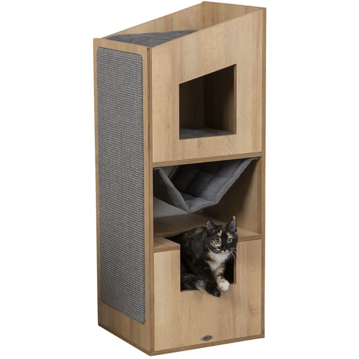 Cat Tower CityStyle, braun/grau