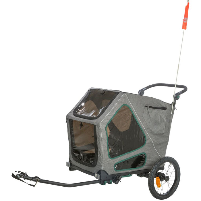 Fahrrad-Anhänger, grau/salbei