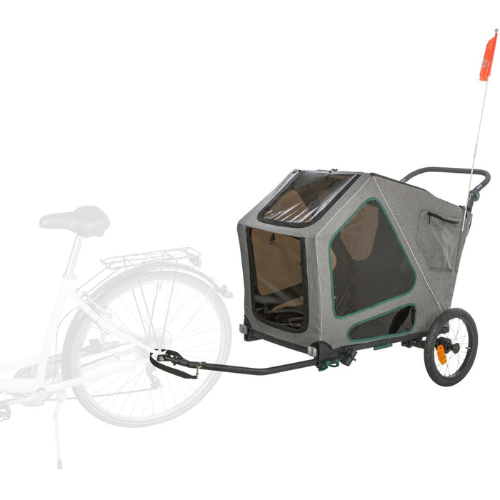 Fahrrad-Anhänger, grau/salbei