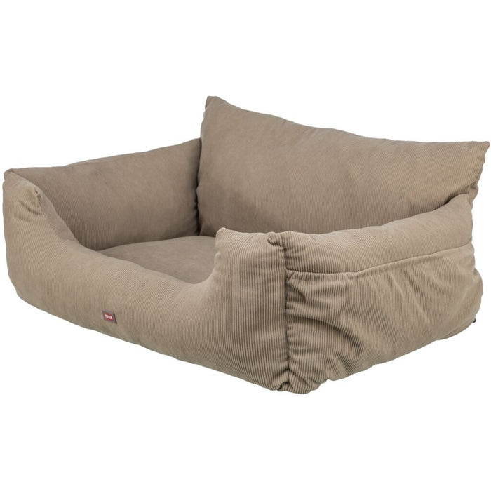 Autositz, doppelt, taupe