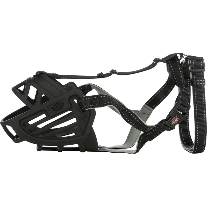 Muzzle Flex Maulkorb, Gummi, schwarz