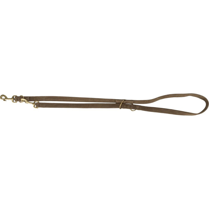 Pure V-Leine, Leder, braun