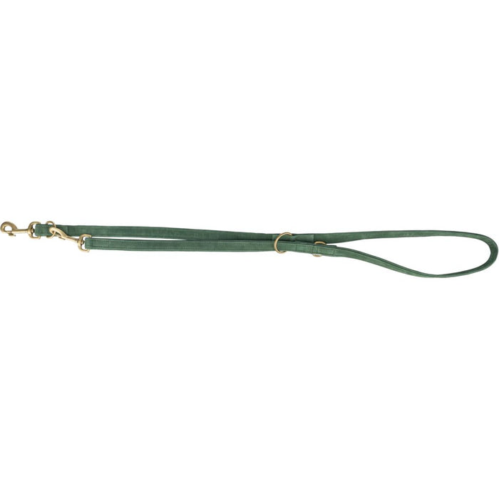 Pure V-Leine, Leder, salbei