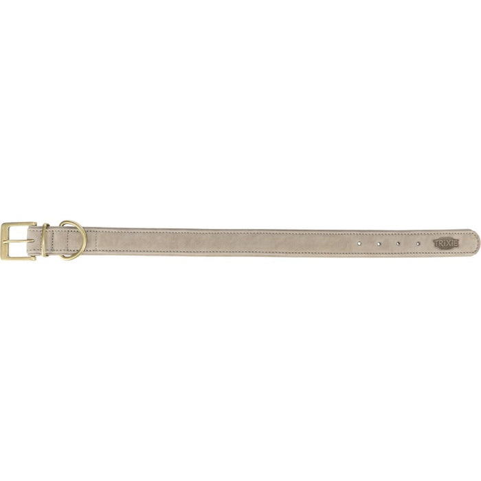 Pure Halsband, Leder, hellgrau