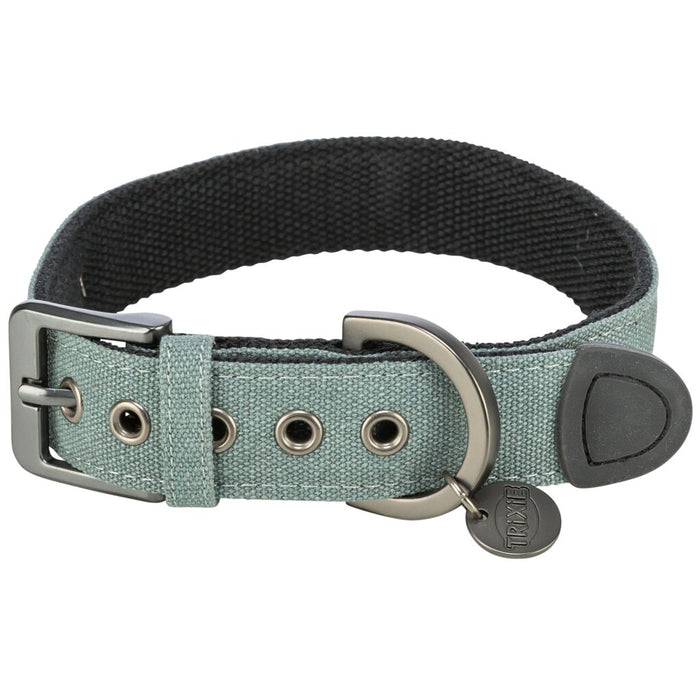 Halsband CityStyle, extra breit, Baumwolle, salbei