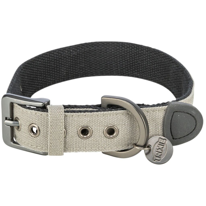 Halsband CityStyle, extra breit, Baumwolle, hellgrau