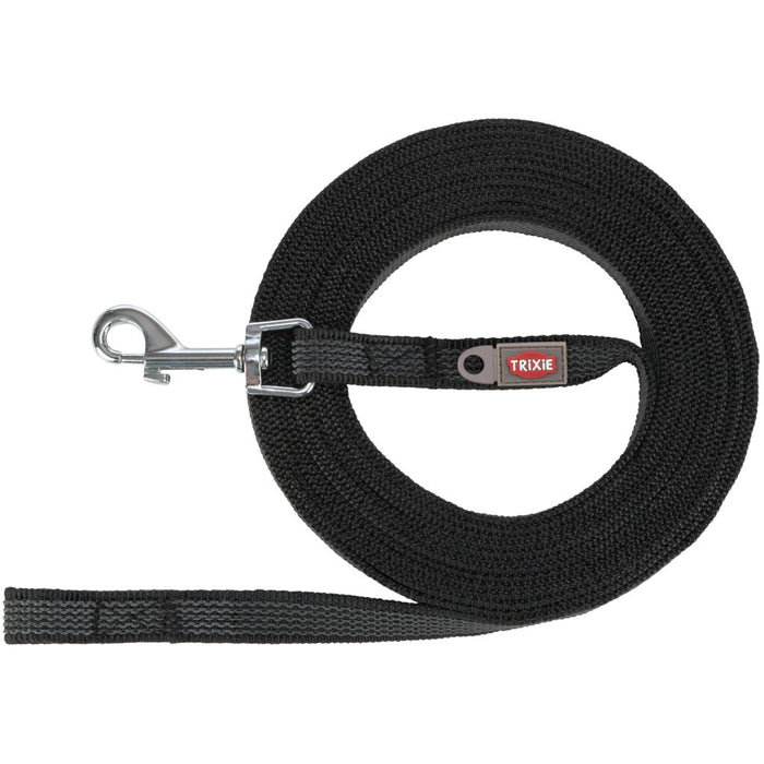 Schleppleine, gummiert, schwarz