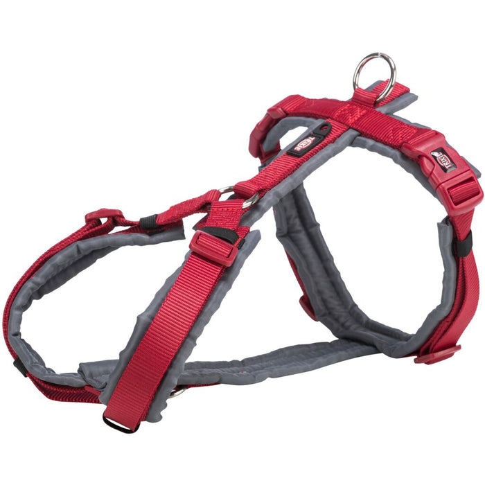 Premium Trekking Geschirr, rot/grafit