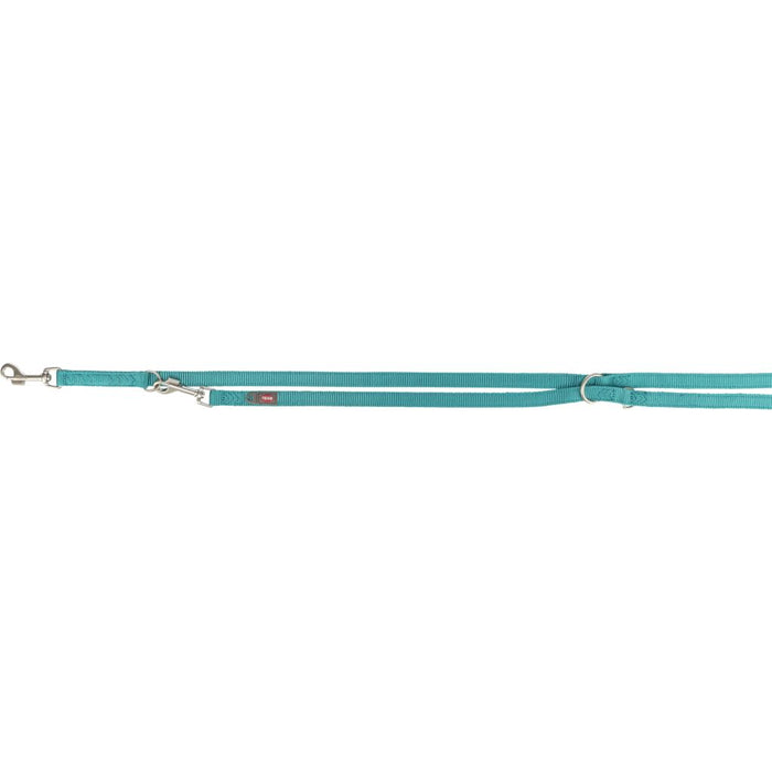 Premium V-Leine, doppellagig, aqua