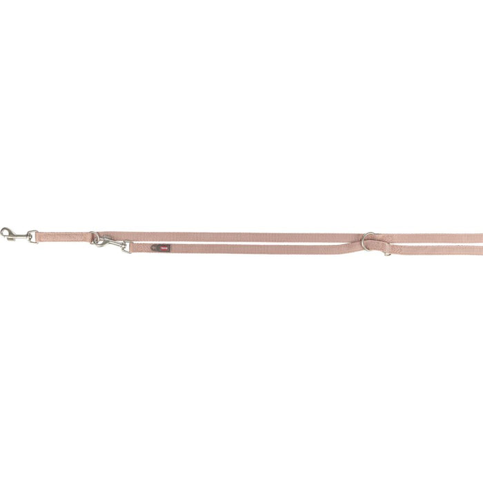 Premium V-Leine, doppellagig, blush