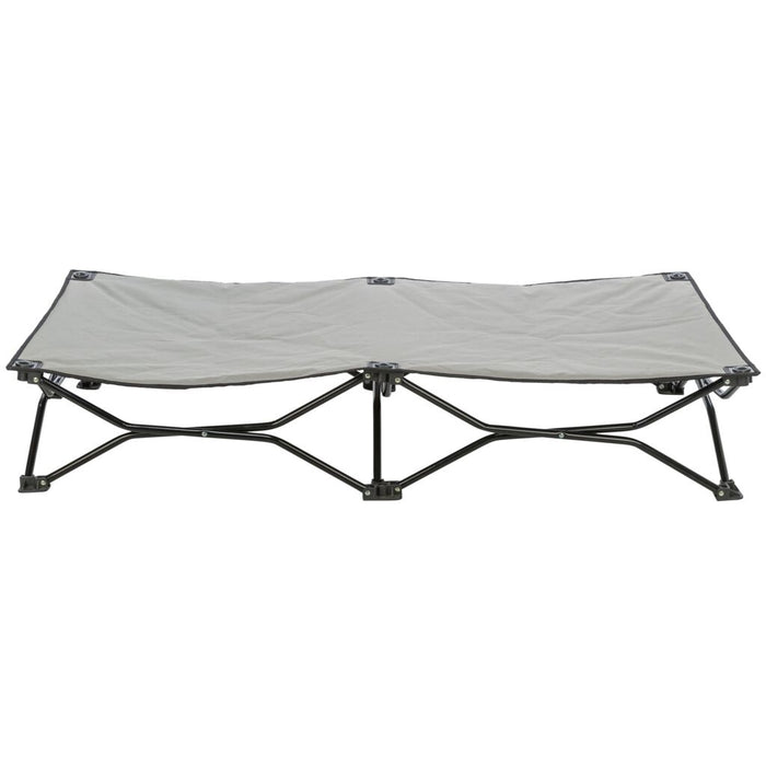Camping-Bett für Hunde, beige/schwarz