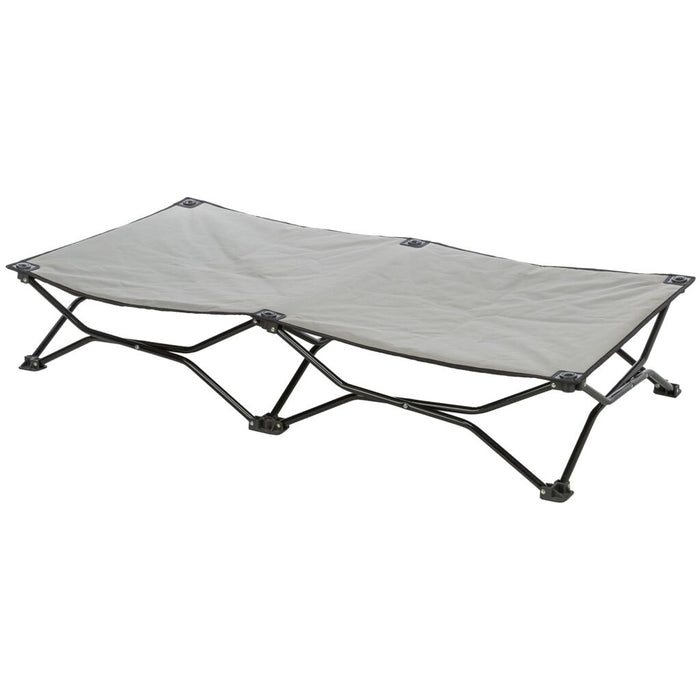 Camping-Bett für Hunde, beige/schwarz