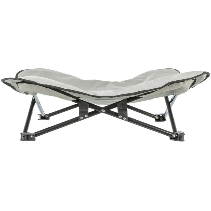 Camping-Bett für Hunde, beige/schwarz