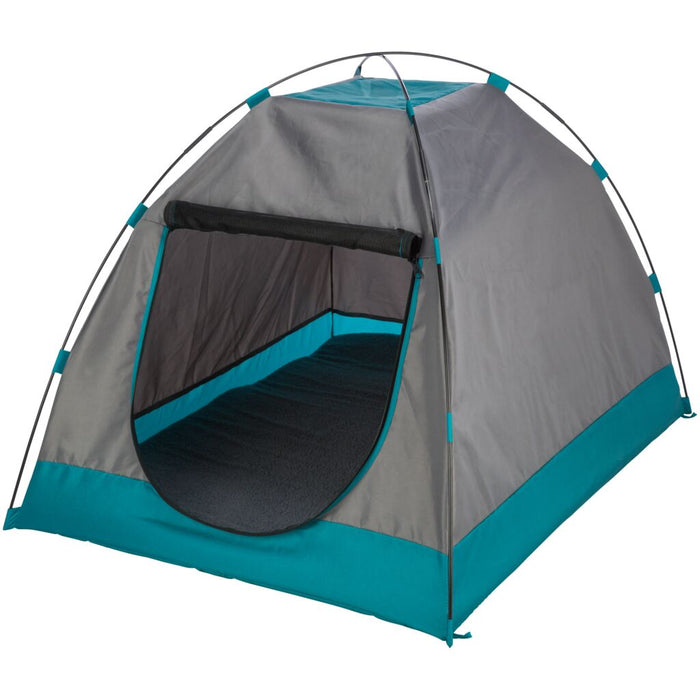 Zelt für Hunde, dunkelgrau/petrol