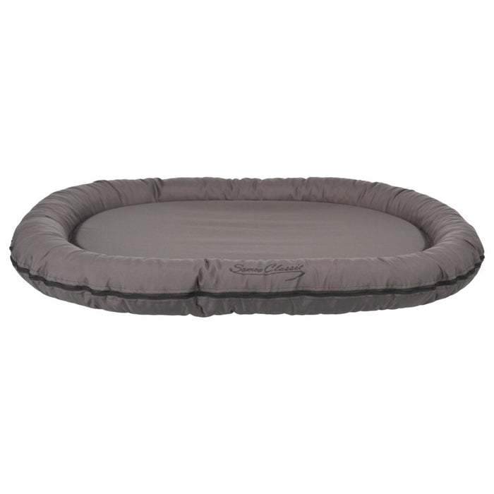Kissen Samoa Classic, oval, grau