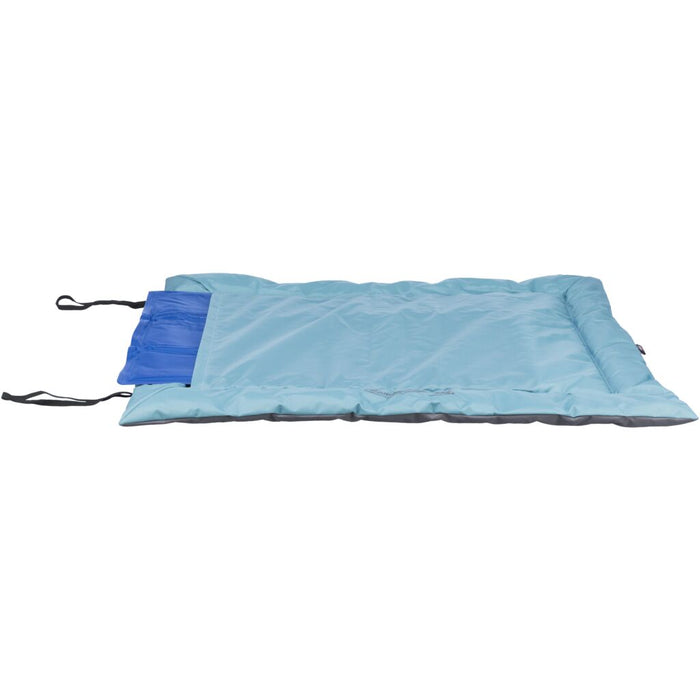 Reisedecke Samoa Classic, eisblau/grau