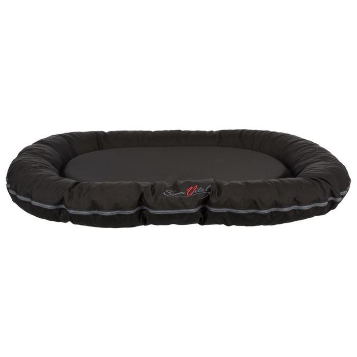 Kissen Samoa Vital, oval, schwarz