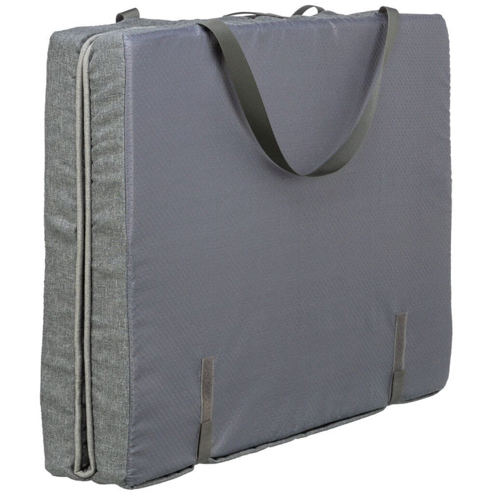 Matratze Samoa Vital, faltbar, wasserabweisend, dunkelgrau