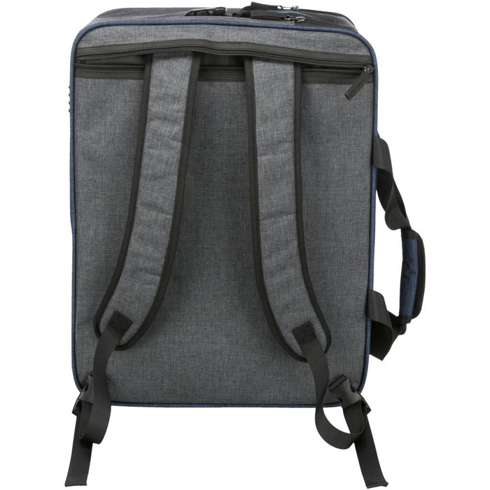 Rucksack & Tasche Tara 2 in 1, grau/blau