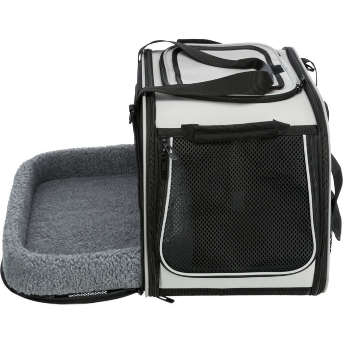 Wohn- und Transporttasche Valery, schwarz/grau