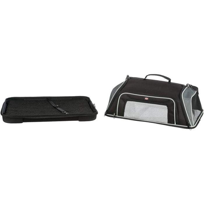 Airline Tasche Boarding, schwarz/grau