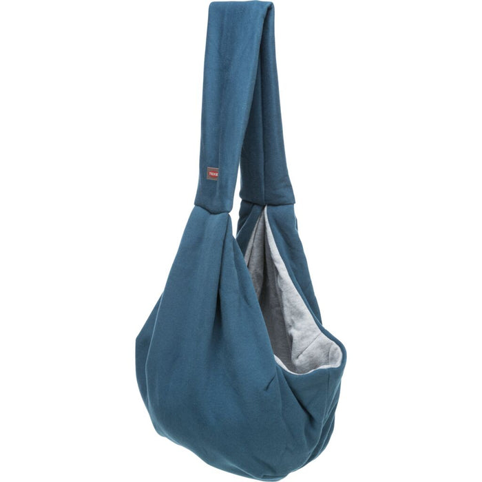 Fronttasche Soft, blau/hellgrau