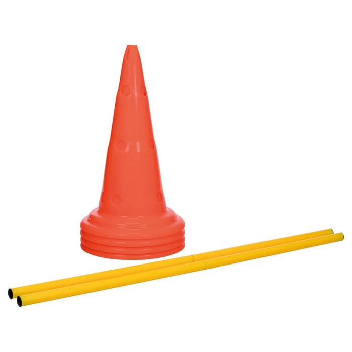 Pylonen-Hindernis-Set, 2 St., orange/gelb