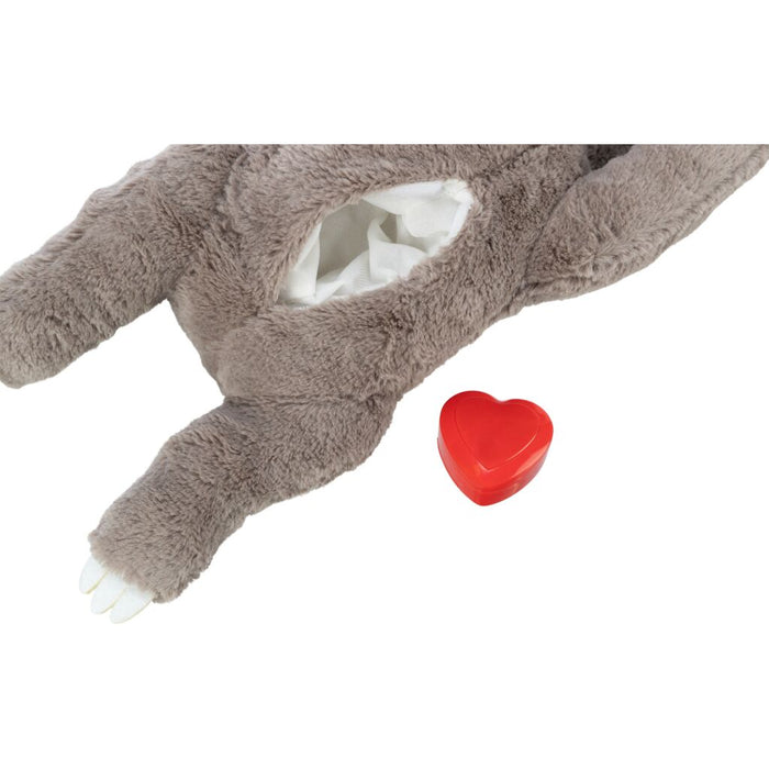 Junior Faultier Heartbeat, Plüsch