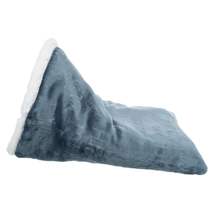 Kuschelsack Paul, blau/weiß