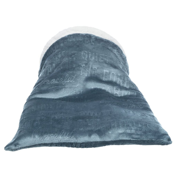 Kuschelsack Paul, blau/weiß