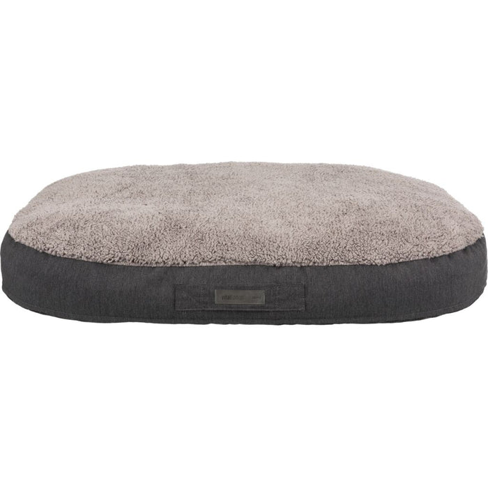 Vital Kissen Bendson, oval, dunkelgrau/hellgrau