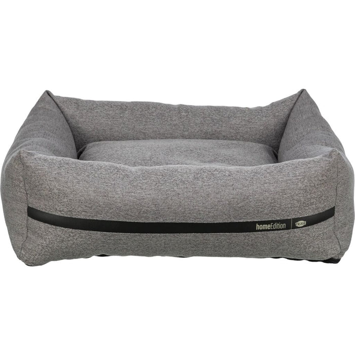 Bett CityStyle, eckig, grau