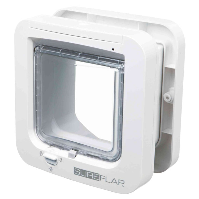 SureFlap 4-Wege Freilauftür mit Mikrochiperkennung, weiß
