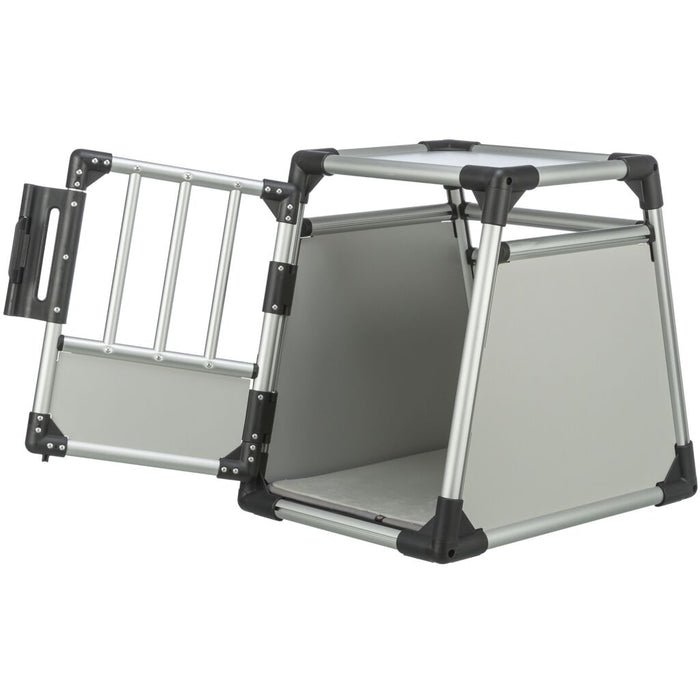 Transportbox, Aluminium, hellgrau/silber