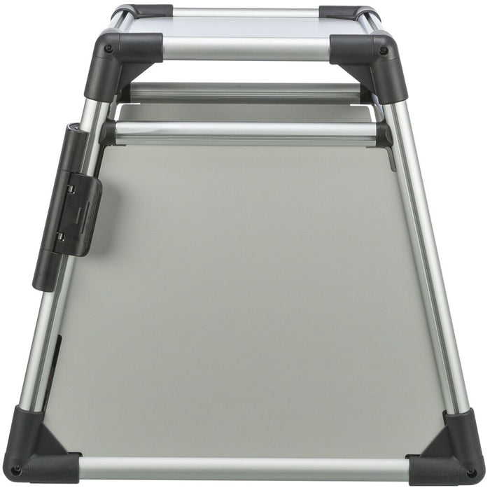 Transportbox, Aluminium, hellgrau/silber